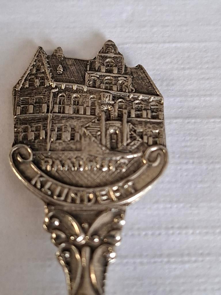 Klundert Raadhuis theelepel, Antiek en Kunst, Ophalen of Verzenden