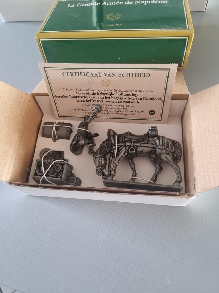 Verzameling beeldjes Napoleon, totaal 24 setjes, Ophalen, Landmacht, Nederland, Miniatuur of Beeldje