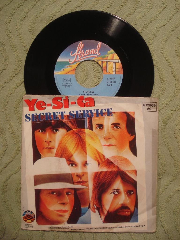Secret Service 7" Vinyl Single: ‘Ye-Si-Ca’ (Duitsland), 7 inch, Single, Ophalen of Verzenden, Zo goed als nieuw