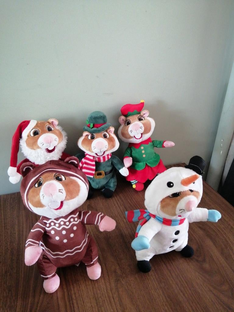 5 Albert Heijn hamsters, Hamster, Ophalen of Verzenden, Zo goed als nieuw, Meerkleurig