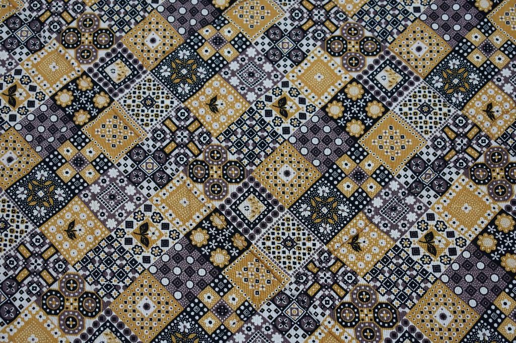 retro vintage gele slaapzak jr 70 met bloemen, Ophalen of Verzenden, Gebruikt