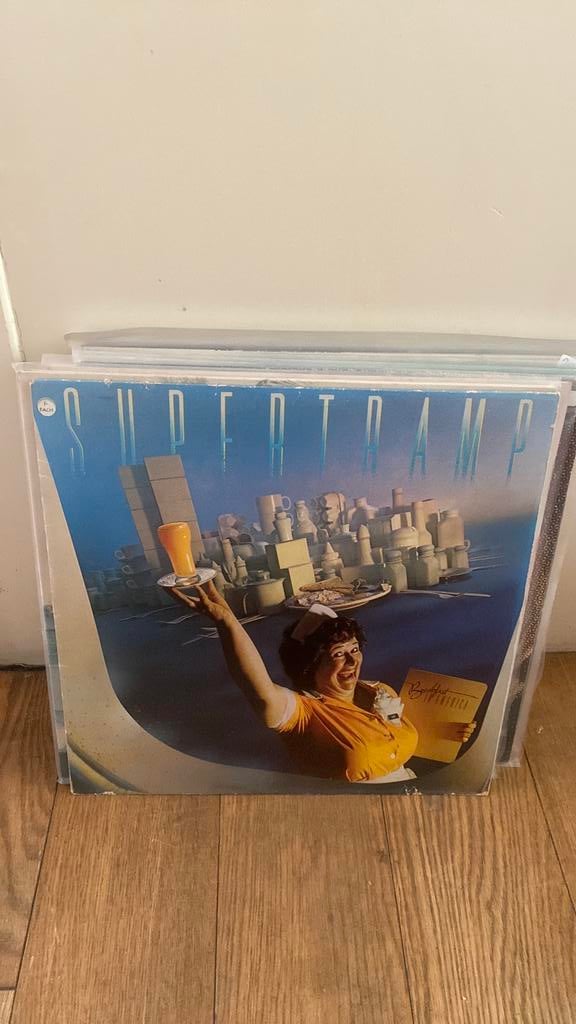 Lp supertramp, breakfast in America, Ophalen of Verzenden, Zo goed als nieuw, Overige formaten