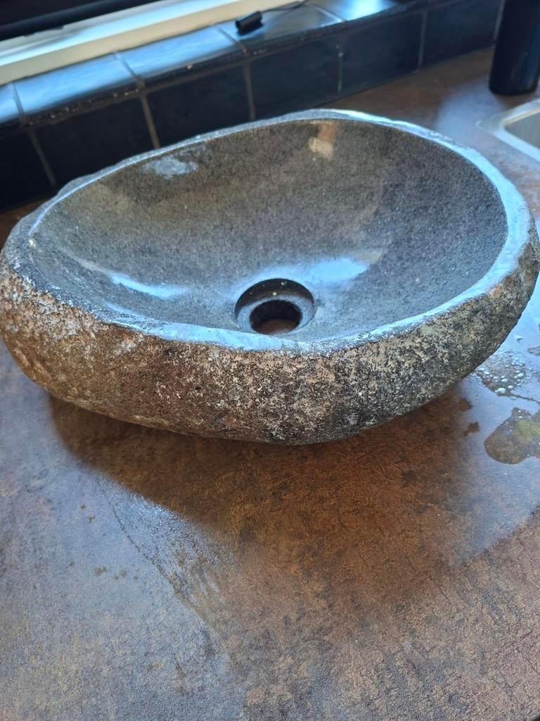 Kleine natuur stenen wasbakje, Huis en Inrichting, Ophalen of Verzenden, 25 tot 50 cm, Wasbak of Wastafel, Minder dan 100 cm