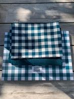 Marc O'Polo hand- en theedoekenset blauw en groen, Huis en Inrichting, Ophalen of Verzenden, Nieuw, Blauw, Theedoek of Handdoek