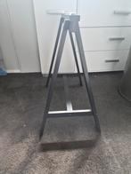 Zwart bureau onderstel / poot voor bureaublad, Huis en Inrichting, Bureaus, Ophalen, Gebruikt, Hout, Overige typen