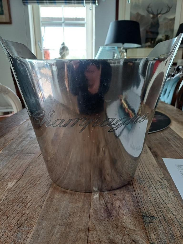 Champagne koeler, Ophalen of Verzenden, Minder dan 50 cm, Minder dan 5 flessen