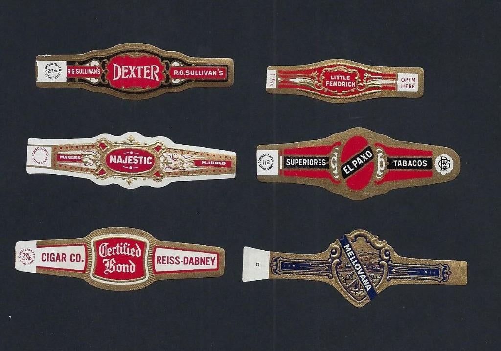 VITOLAS AMERICANAS  (R-4), Verzamelen, Verzenden, Nieuw, Sigarenbandjes