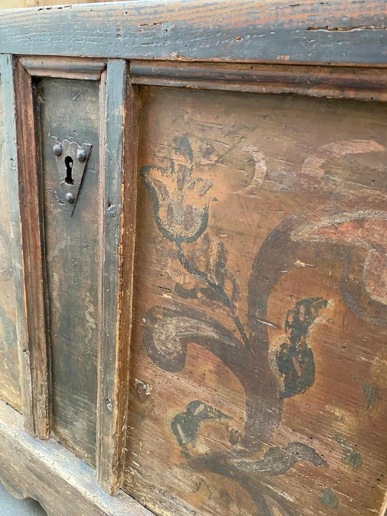 Franse antieke dekenkist kist salontafel, Ophalen