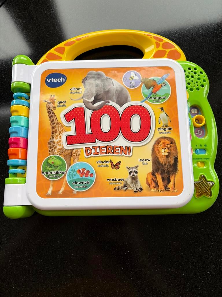 VTech 100 Dieren Boek, Ophalen, Zo goed als nieuw, 6 maanden tot 2 jaar