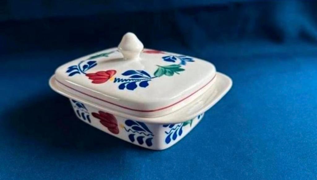 Boerenbont botervloot, Overige typen, Ophalen of Verzenden, Zo goed als nieuw, Aardewerk