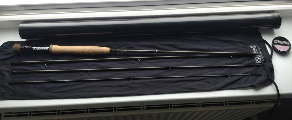 G. Loomis NRX 9' #6 vliegenhengel, Watersport en Boten, Hengelsport | Vliegvissen, Ophalen, Zo goed als nieuw, Overige typen