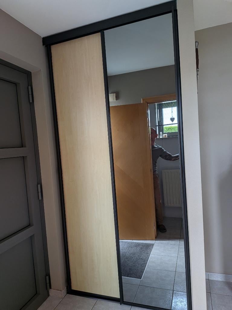 Schuifdeuren met bijhorend ophangsyteeem, Ophalen, Gebruikt