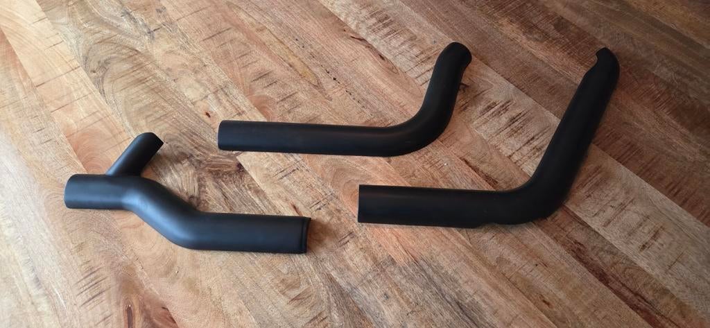 Zwarte hitteschilden voor Harley Davidson Softail uitlaat, Ophalen of Verzenden, Gebruikt