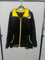 Zwarte teddy fleece jas met gele details, Ophalen of Verzenden, Nieuw, Zwart