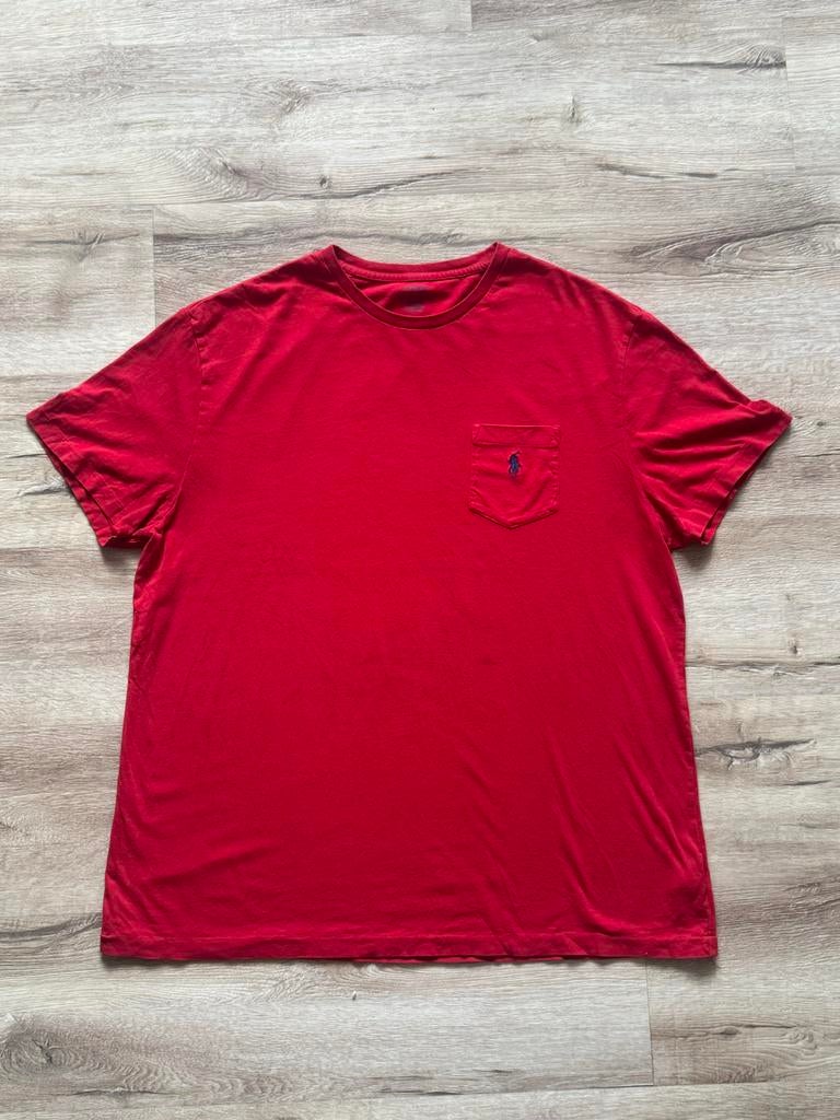 Rood Ralph Lauren T-shirt XL, Kleding | Heren, T-shirts, Ophalen of Verzenden, Zo goed als nieuw, Maat 56/58 (XL), Rood