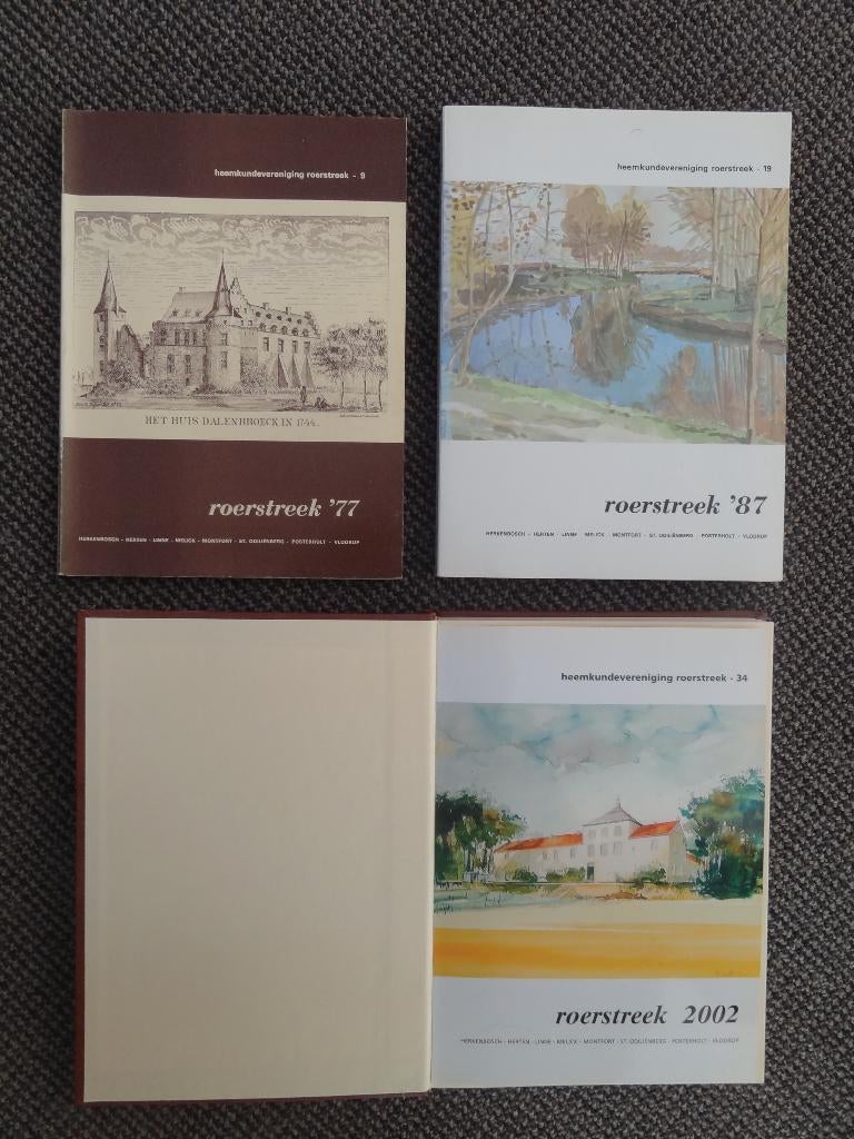 3 boeken Roerstreek 1977, 1987 en 2002 over de plaatsen, Verzenden, Gelezen, Limburg