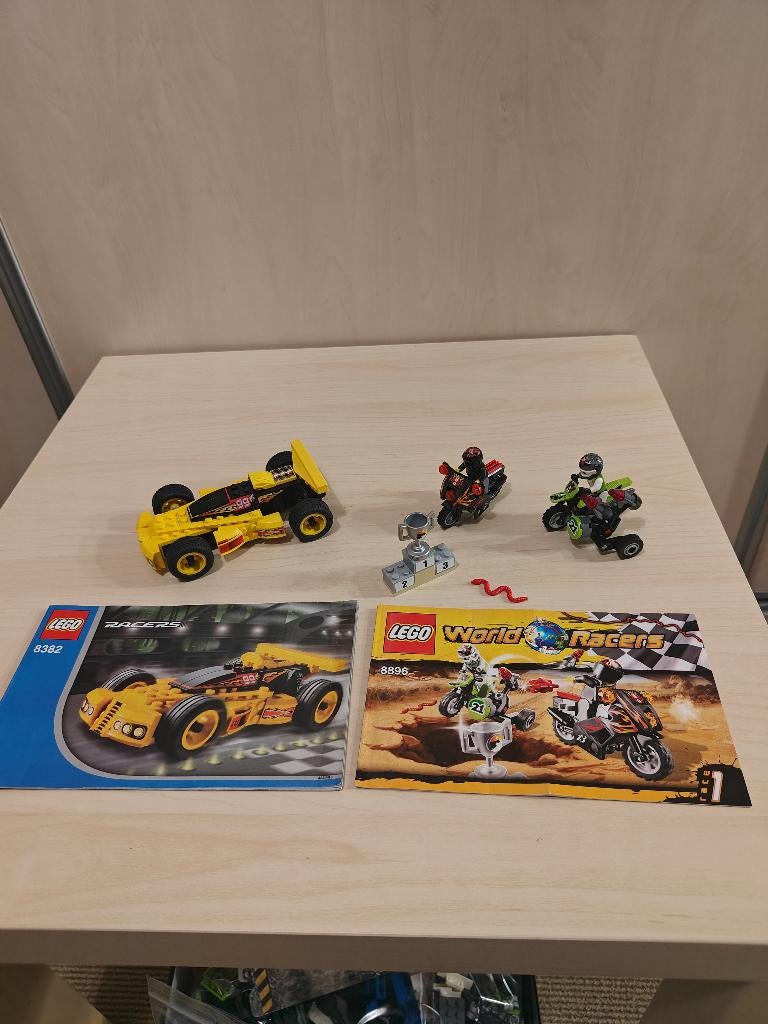 LEGO Racers bundel – 8382 en 8896 , Gebruikt, Compleet, Lego, Ophalen of Verzenden