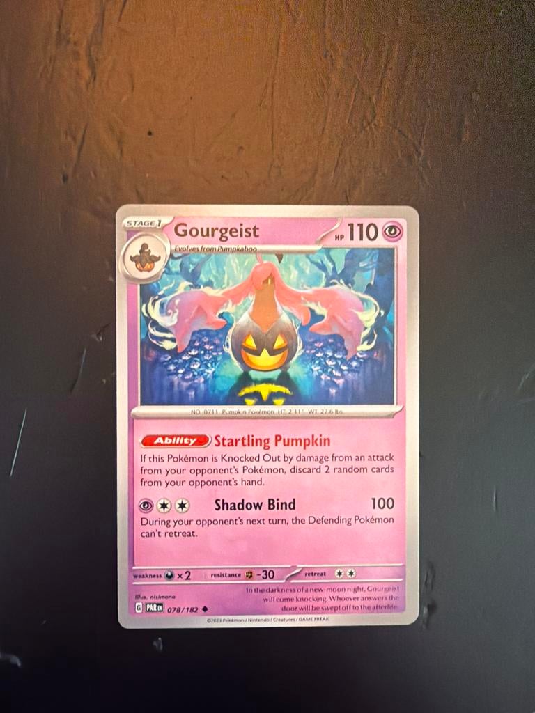 Gourgeist 078/182 - Pokémon kaart, Ophalen of Verzenden, Zo goed als nieuw, Losse kaart