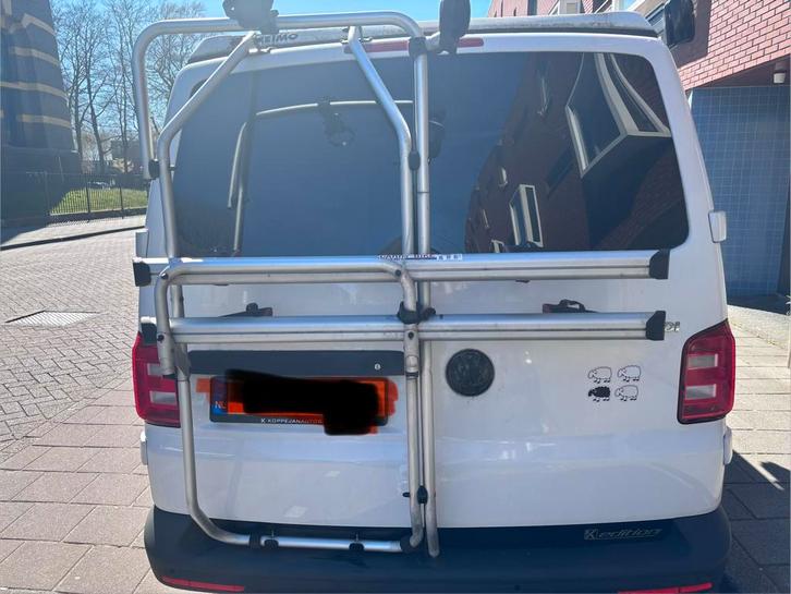 Fiamma Carry Bike VW T5/T6/T6.1 fietsendrager, achterdeuren, Auto diversen, Fietsendragers, Gebruikt, Achterklepdrager, 2 fietsen