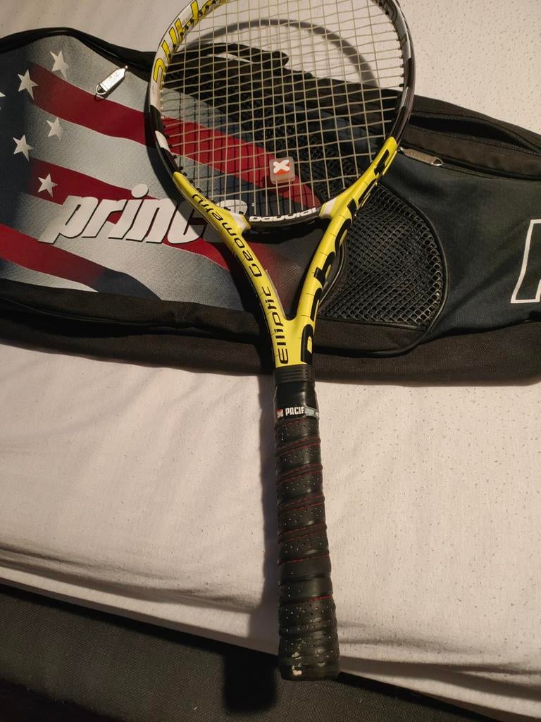 Babolat E-Sense Lite Tennisracket met Prince Tennistas, Ophalen of Verzenden, Gebruikt, Racket, Babolat