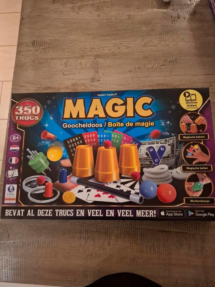 Hanky Panky goocheldoos, Hobby en Vrije tijd, Gezelschapsspellen | Overige, Zo goed als nieuw, Ophalen of Verzenden