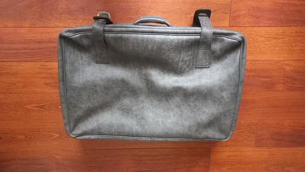 reiskoffer, Ophalen, Slot, Leer, Zo goed als nieuw