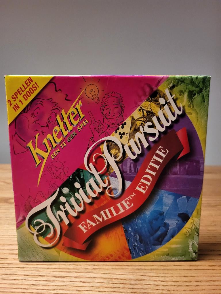 2 spellen in 1: Knetter en Trivial Pursuit, Hobby en Vrije tijd, Gezelschapsspellen | Bordspellen, Vijf spelers of meer, Ophalen of Verzenden