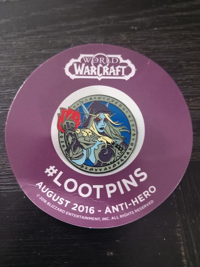 World of Warcraft Lootpin - Anti-Hero (Augustus 2016), Ophalen of Verzenden