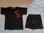 Sportbroekje en t-shirt maat 128, Gebruikt, Jongen of Meisje, Ophalen of Verzenden, Setje