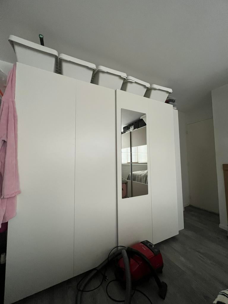 ALLEEN 2 schuifdeuren ikea 200x201 te koop!, Ophalen, Zo goed als nieuw, Minder dan 25 cm, 200 cm of meer