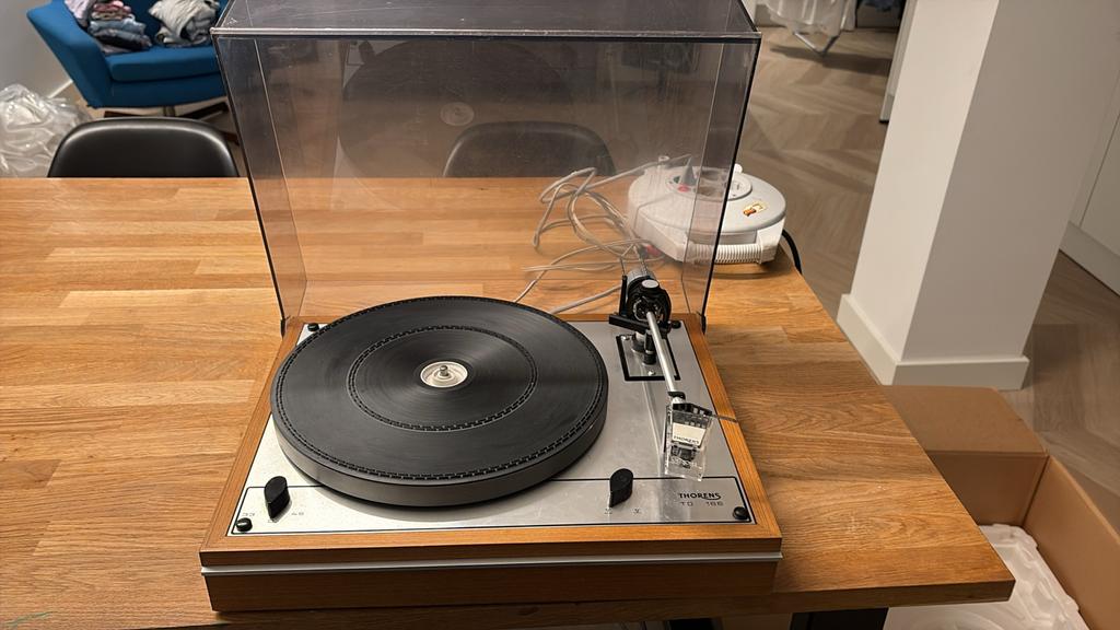 Thorens TD166 Platenspeler - Klassieke Hifi, Ophalen of Verzenden, Gebruikt, Platenspeler, Thorens