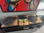 2x pioneer plx-1000 gold limited edition + DJM-S9, Ophalen, Zo goed als nieuw, Dj-set, Pioneer