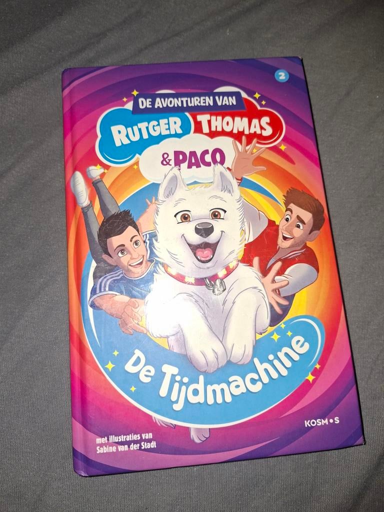 De Avonturen van Rutger, Thomas & Paco: De Tijdmachine, Ophalen of Verzenden, Zo goed als nieuw, Rutger Vink, Thomas van Grinsven & Paco