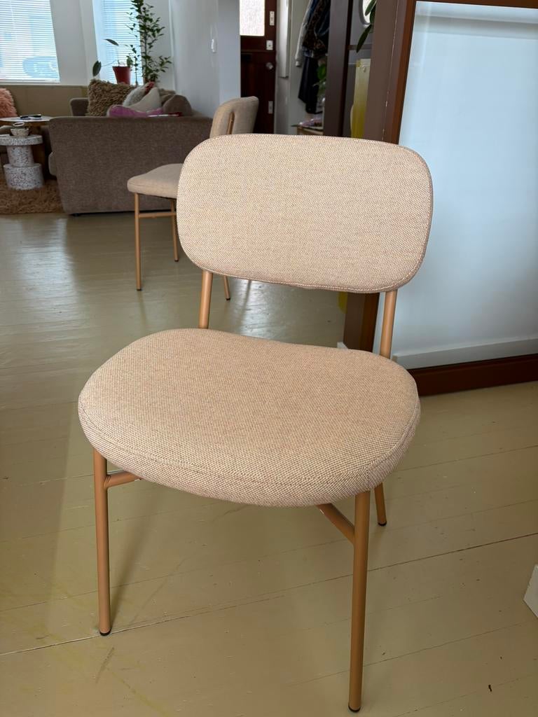 6 x stoelen van de Kwantum bruine kleur!, Huis en Inrichting, Stoelen, Ophalen, Nieuw, Bruin, Vijf, Zes of meer stoelen