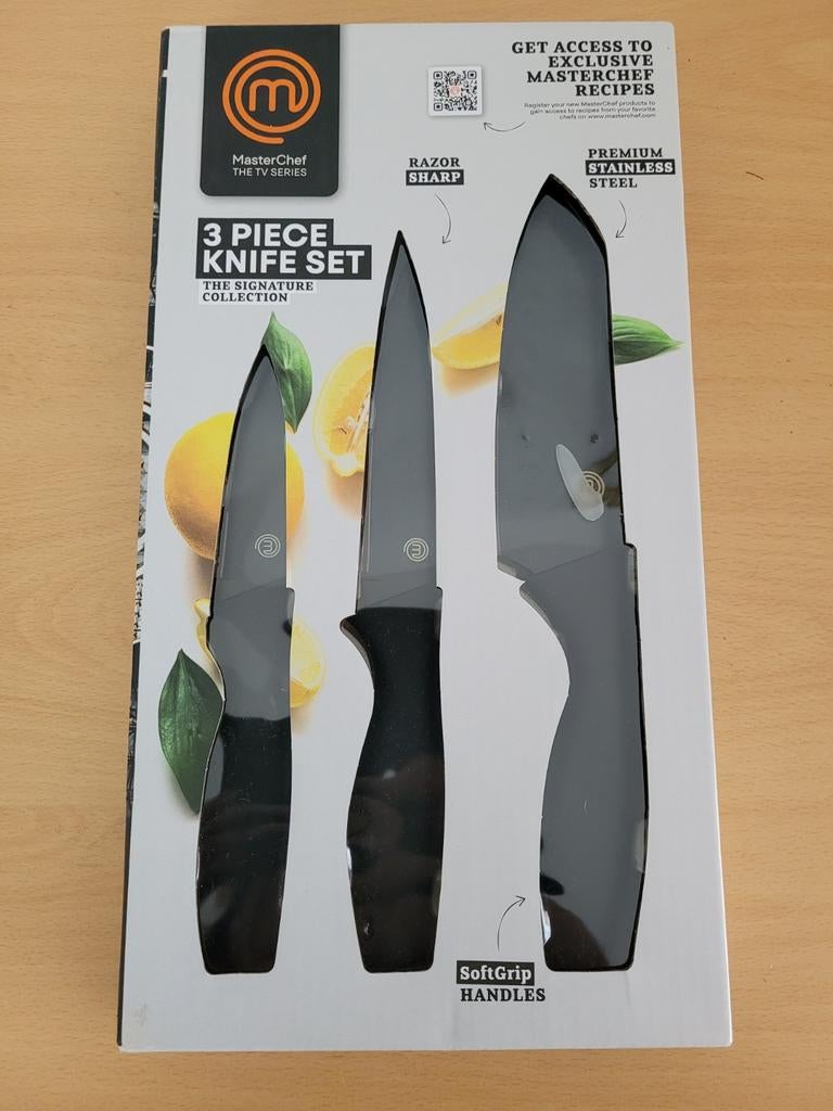 MasterChef 3-delige messenset - Nieuw in verpakking, Onbekend, Nieuw, Ophalen of Verzenden, MasterChef