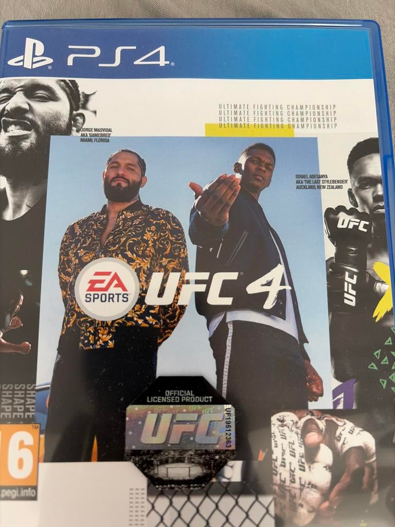 UFC 4 PS4 - Vechtsportgame voor PlayStation 4, Spelcomputers en Games, Games | Sony PlayStation 4, Gebruikt, Vechten, 2 spelers