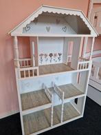 Kidcraft poppenhuis inrichting, barbie, auto, paard, scooter, Ophalen of Verzenden, Gebruikt, Poppenhuis