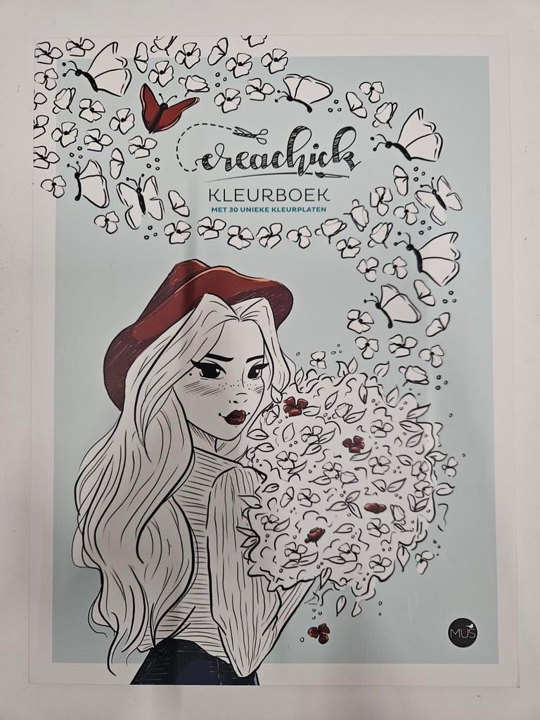 CreaChick - CreaChick Kleurboek, Boeken, Overige Boeken, Zo goed als nieuw, Ophalen of Verzenden