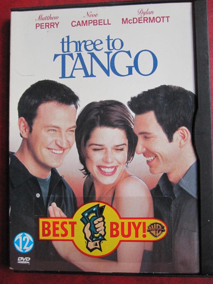 Three to Tango (1999), Cd's en Dvd's, Dvd's | Komedie, Zo goed als nieuw, Romantische komedie, Vanaf 12 jaar, Ophalen of Verzenden