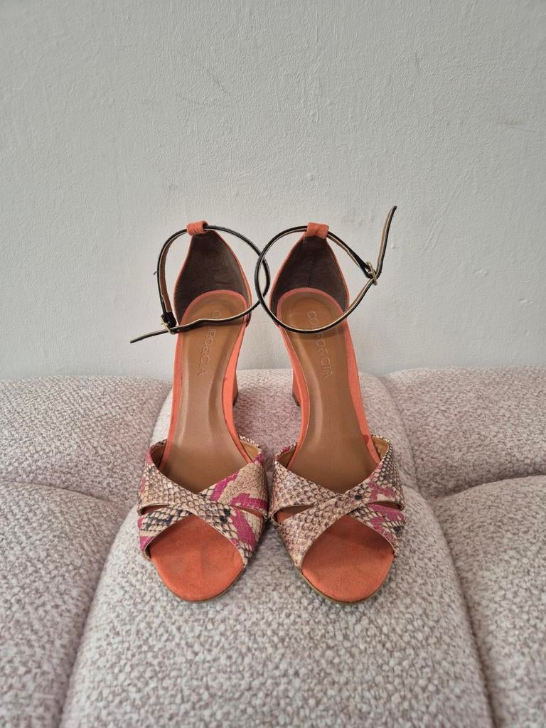 Sleehak, maat 38, Kleding | Dames, Schoenen, Ophalen, Overige typen, Zo goed als nieuw, Roze