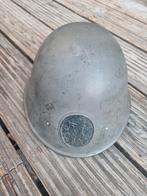 Nederlandse helm 2e wereldoorlog, inclusief binnenhelm WWII, Verzamelen, Ophalen of Verzenden, Nederland, Helm of Baret