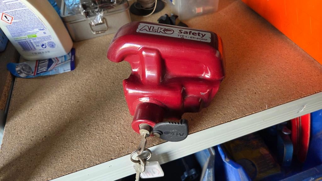 Alko dissel veiligheids slot, Ophalen of Verzenden, Zo goed als nieuw