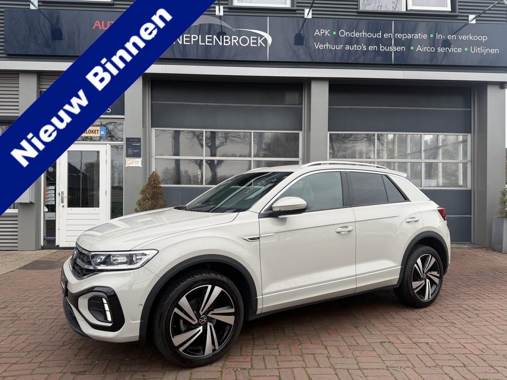 Volkswagen T-Roc 1.5 TSI R-Line Business Bj 2024 km 24.000 N, Auto's, 4 cilinders, 150 pk, Blauw, Bedrijf