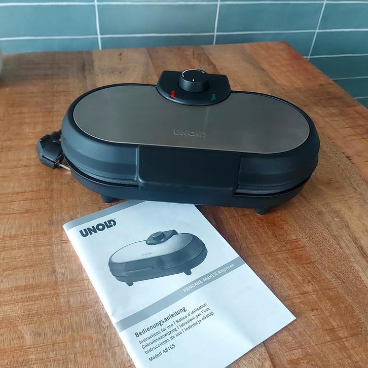 Unold Pannenkoekenmaker - American Pancake Maker, Witgoed en Apparatuur, Wafelijzers, Gebruikt, Ophalen of Verzenden