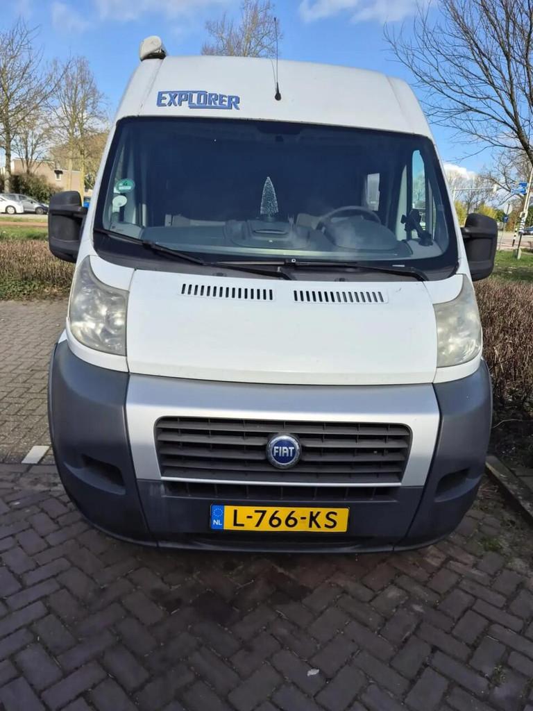 Fiat DUCATO 640 vip 2x AIRCO -NW distributie - Fietsendrager, Caravans en Kamperen, Campers, Bedrijf, tot en met 2, Buscamper of Camperbus