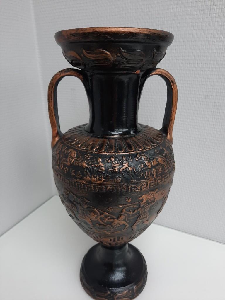 Griekse vaas  Hoogte 38 cm, Ophalen of Verzenden