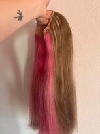 Haarstuk Vpart met roze onderkant, Ophalen, Zo goed als nieuw, Pruik of Haarverlenging
