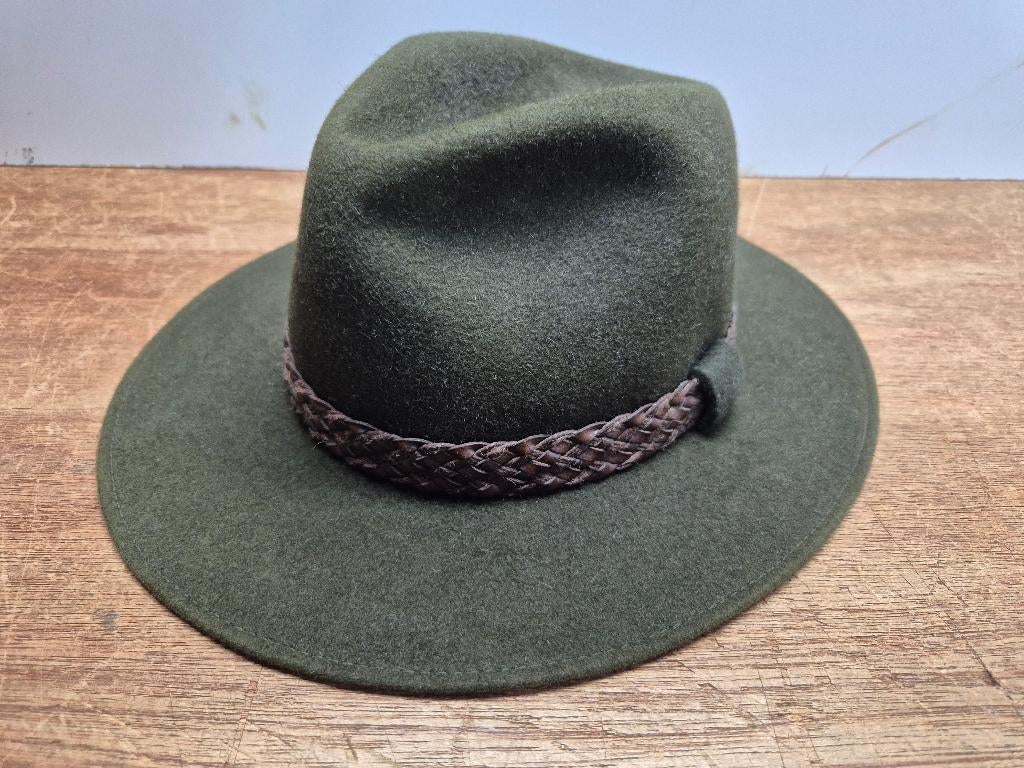 Wegener vilten outdoor Hoed, nieuw! Groen  maat 56, Wegener, Hoed, Nieuw, Ophalen of Verzenden