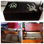 Houten oude vintage kistjes hout brocante, Ophalen of Verzenden