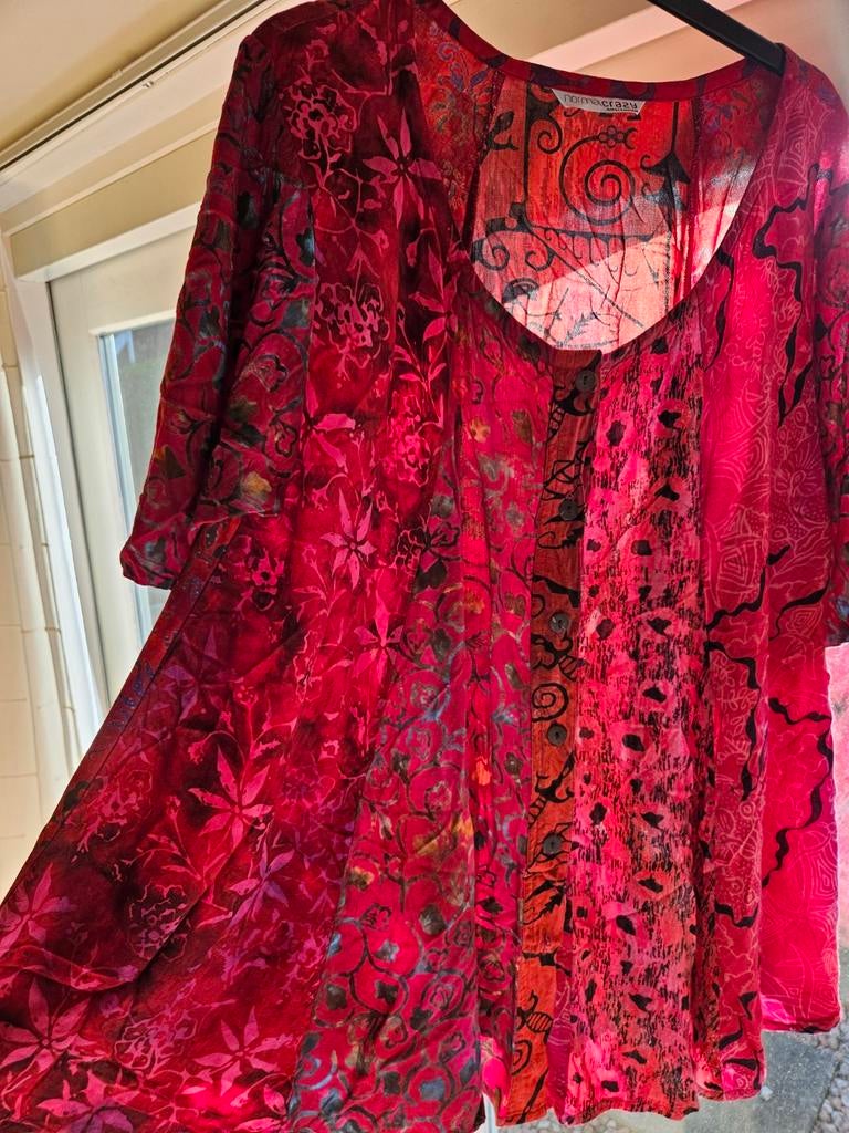 Batik tuniek van Normal Crazy, Kleding | Dames, Grote Maten, Ophalen of Verzenden, Zo goed als nieuw, Blouse of Tuniek